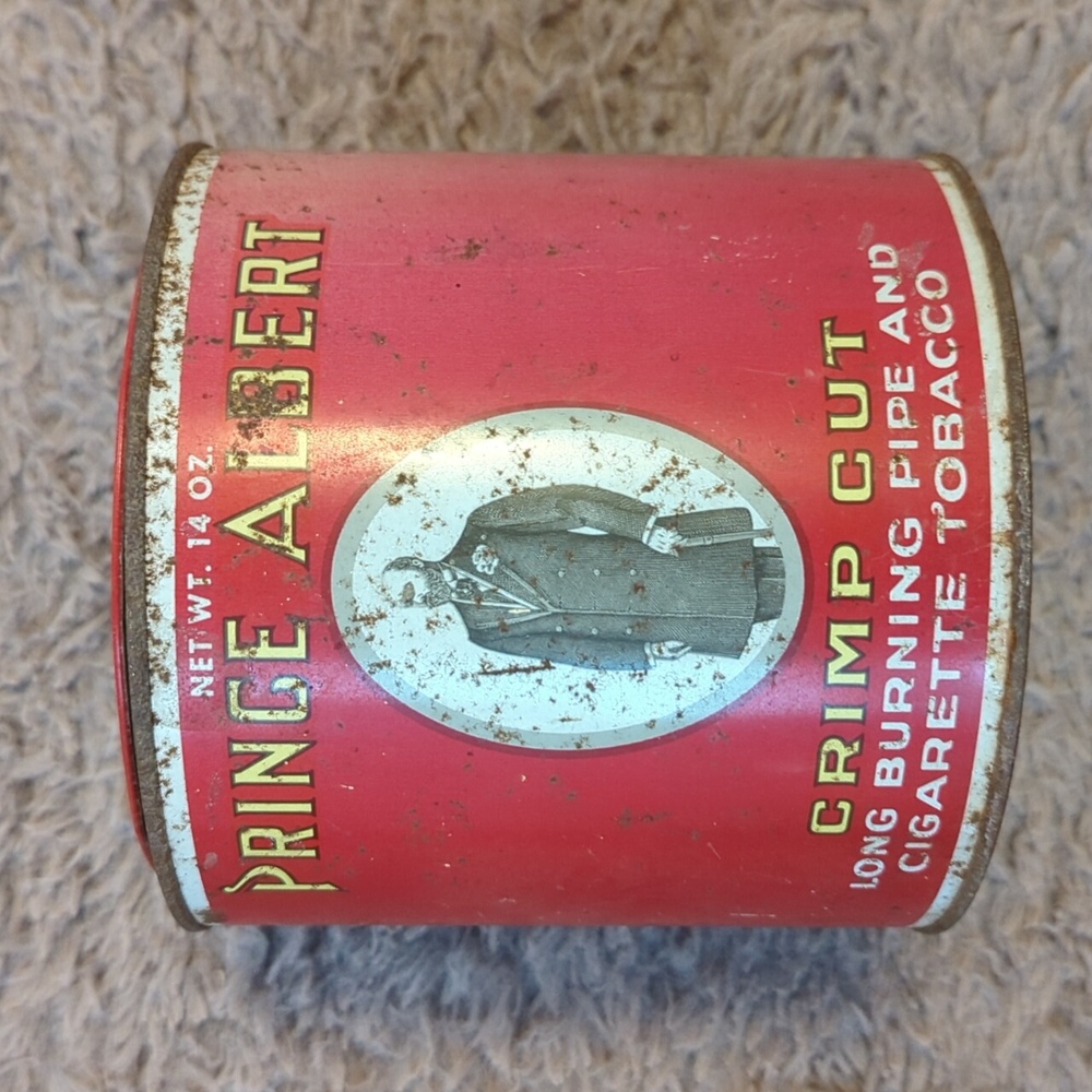 Prince Albert can Antique
